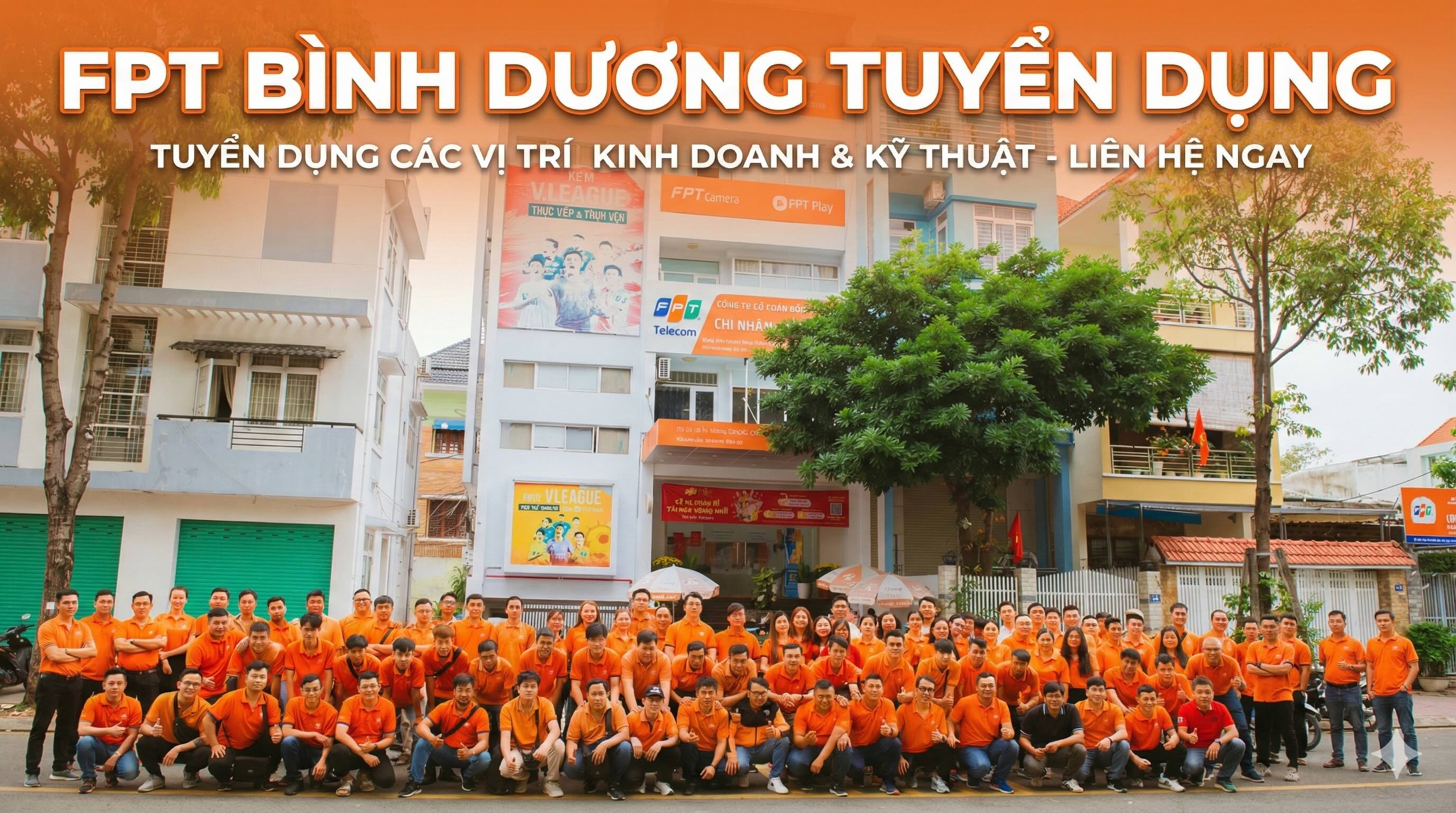 Tuyển Dụng FPT Telecom Bình Dương - Việc Làm Kinh Doanh Viễn Thông 2026